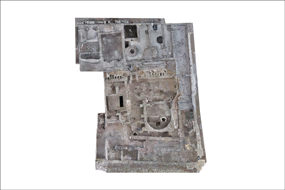Pompeii, Republican Baths | Aerial Photo by S. Muratore | Copyright: Topoi research projects A-3-7, C-6-8