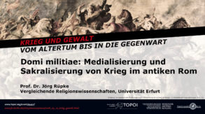 Jörg Rüpke | Domi militiae | 6.6.2018